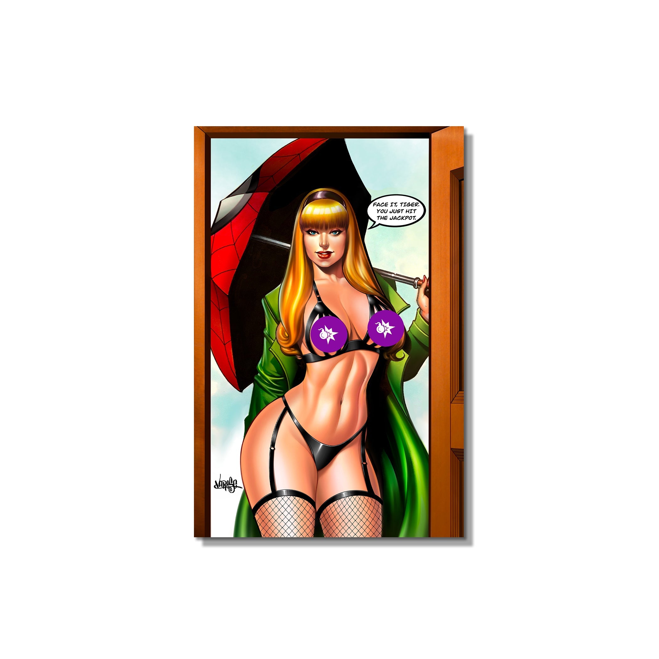 Gritty and Gorgeous Gwen Jackpot Naughty BDSM Virgin Chrome