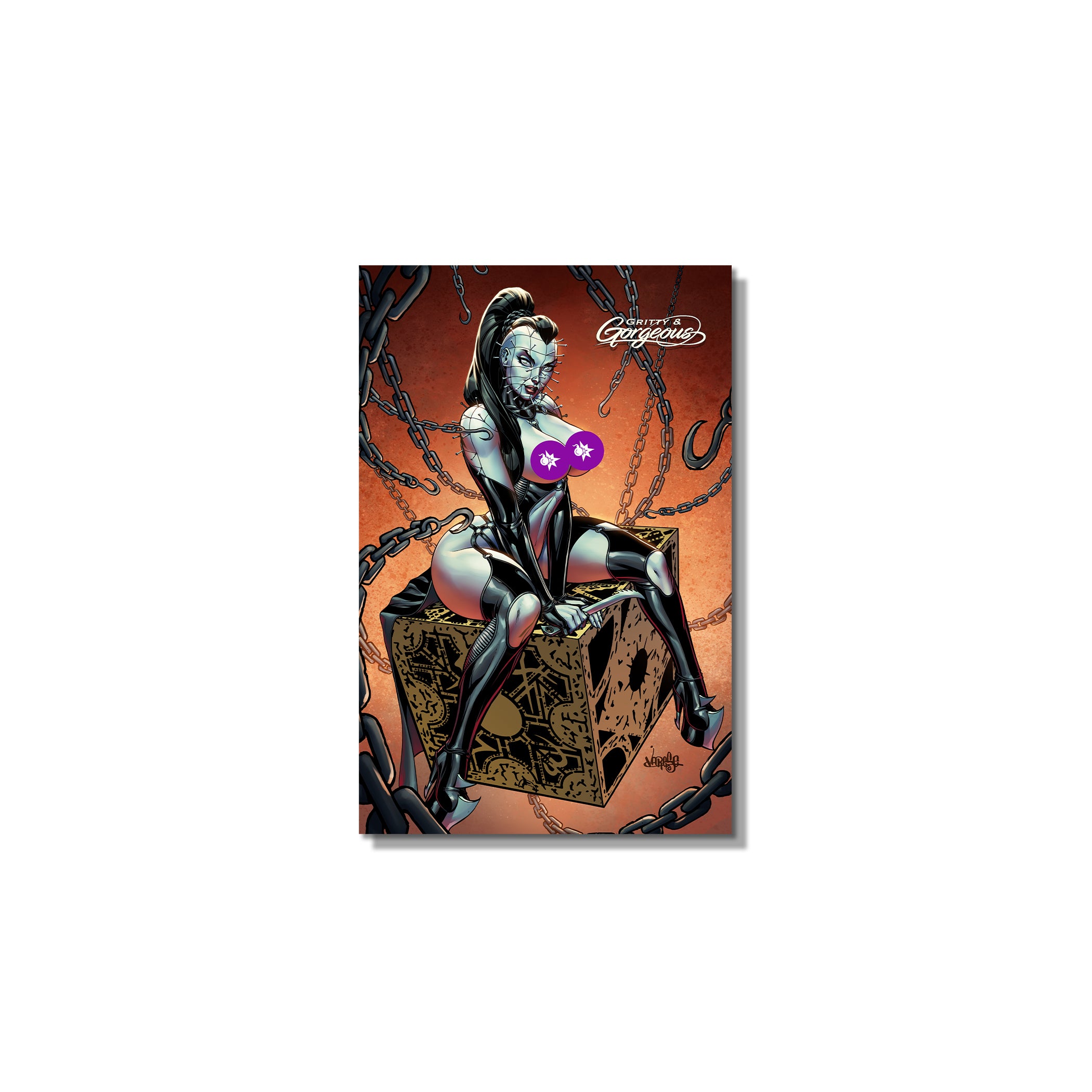 Gritty and Gorgeous Hellbuns Naughty Trade Dress